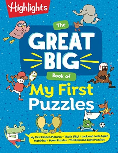 The Great Big Book of My First Puzzles book cover